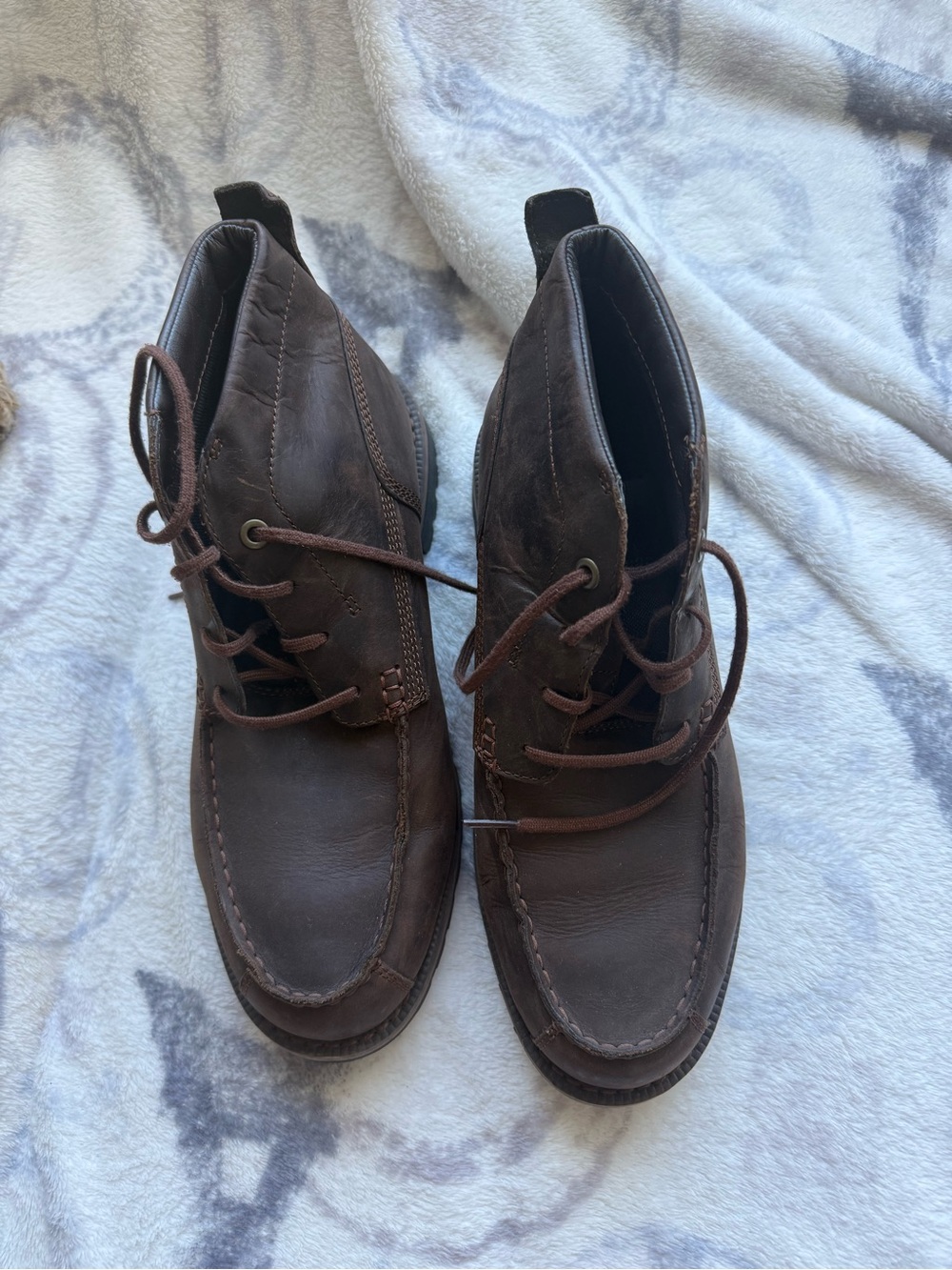 Timberland Dark Brown Leather Chukka Boots